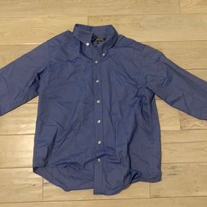 Boys Lands End button up shirt